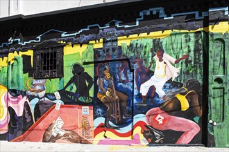 Music and dance mural