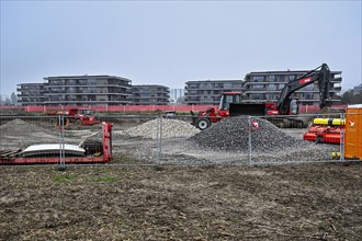 Construction site for new housing estate