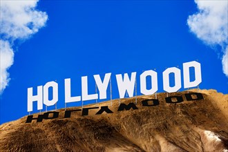 Hollywood lettering in the sunshine