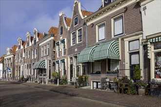 Historic houses in the town of Blokzijl