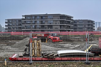 Construction site for new housing estate