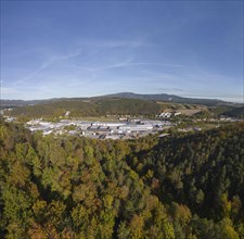 Aerial view of Berndorf factory