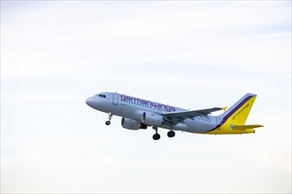 Passenger aircraft taking off
