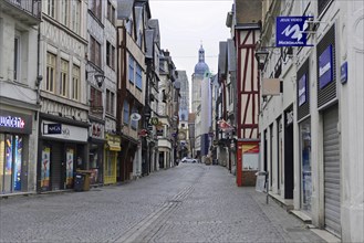 Shopping street in the city centre