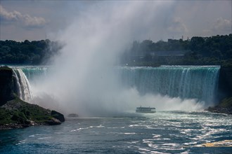 Canadian side view of Niagara Falls