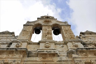 Bells, Monastery Church, Arkadi Monastery, Moni Arkadi, National Monument, Crete, Greece, Europe