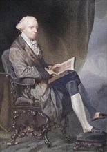 John Hancock, 1737-1793, American revolutionary leader. Signer of the Declaration of Independence,