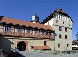 Imperial palace, prince-bishop's castle from the 14th century, Forchheim, Upper Franconia, Bavaria,