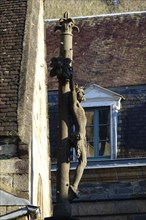 Crucifix in front of the Saint Melaine church, Morlaix Montroulez, Finistere Penn Ar Bed