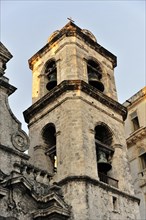 Detail, Catedral de la Habana, Havana Cathedral, start of construction 1748, baroque facade, Plaza