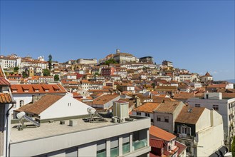 Beautiful view at the town from above, Coimbra