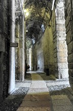 Detail, Corridors, Paths, Roman Arena of Verona, 1st century Veneto, Italy, Verona, Veneto, Italy,