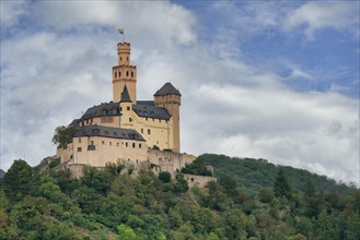 Marksburg Castle, Braubach, Rhineland Palatinate, Germany, Europe