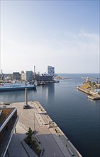 Helsingborg ferry harbour, Skane laen province, Sweden, Europe