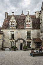 Chateau de Chateaufneuf-en-Auxois, Chateauneuf, Departement Cote-d'Or, Burgundy,
