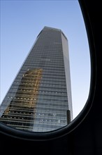 Office towers in the contemporary urban landscape in the Cuatro Torres financial area in the city