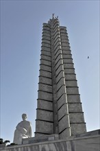 Monument, Memorial Jose Marti, Plaza de la Revolucion, Centre of Havana, Habana Nueva Vedado, Cuba,