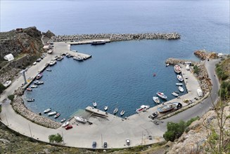 Harbour, Hora Sfakion, Crete, Greece, Europe
