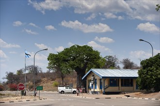 The border crossing, border, state border, control, border control, customs, Ngoma from Namibia to