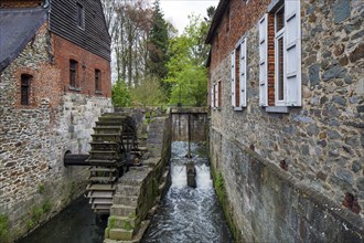 The old water mill Moulin banal at Kasteelbrakel, Braine-le-Chateau, Belgium, Europe