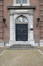 Austere doorway house of correction remand centre, 's-Hertogenbosch, Den Bosch, North Brabant