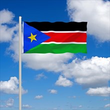 The flag of South Sudan, North Africa, Studio