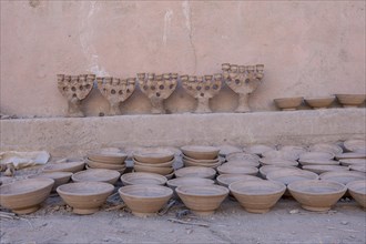 Handmade products in a pottery, Tamegroute, Morocco, Africa