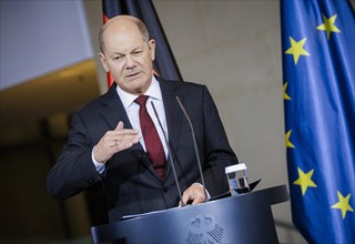 Federal Chancellor Olaf Scholz (SPD) and Luc Frieden, Prime Minister of the Grand Duchy of