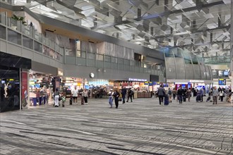 Interior view of Terminal 3, Duty Free Shops, Changi Airport Singapore, Singapore, Asia