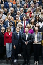 SPD parliamentary group in the Bundestag as part of a group photo in the Paul Loebe House. In the