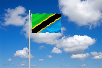 The flag of Tanzania, Tanzania, Studio, Africa