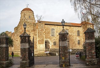 The historic Norman Castle, Colchester, Essex, England, UK