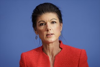 Dr Sahra Wagenknecht, Member of the Bundestag, recorded at the Federal Press Conference on the
