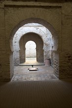 Historic mosque interior in the Alcazar, Jerez de la Frontera, Spain, Europe