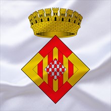 The coat of arms of Girona, Spain, Europe, Studio, Europe