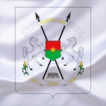 Africa, African Union, the coat of arms of Burkina Faso, Studio