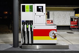 Petrol station diesel and petrol