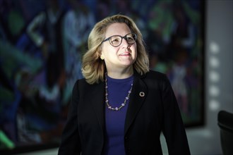 Svenja Schulze, Federal Minister for Economic Cooperation and Development, pictured during a