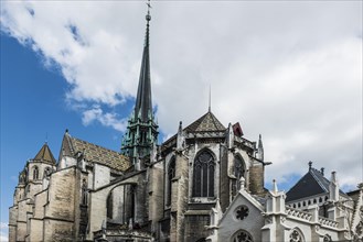Saint-Benigne Cathedral, Dijon, Cote d'Or department, Bourgogne-Franche-Comte, Burgundy, France,