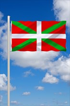 The flag of Basque Country, Spain, Studio, Europe