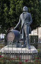 Tio Pepe statue Jerez de la Frontera, Cadiz province, Spain, Europe