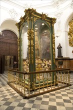 The Custody structure in the Chapel of Saint Teresa, inside Cathedral former mosque, Cordoba,