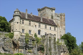 Chateau d'Excideuil, medieval castle in Excideuil, Dordogne, Aquitaine, France, Europe