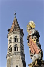 St. Johanniskirche, Johanneskirche, with bell tower Johannisturm, late Romanesque, built between
