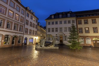 Sumebrunnen, Heumarkt, Old Town, Heidelberg, Baden-Wuerttemberg, Germany, Europe