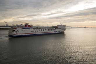 Stena Line freight ferry, Port of Rotterdam, Hook of Holland, Netherlands
