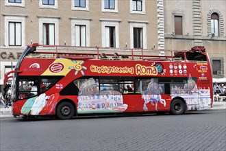 CitySightseeing Roma, sightseeing tour, tourist bus, Rome, Italy, Europe