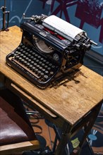 Old typewriter, writing, typing, analogue, history, office history, historical, desk