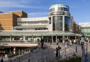 Westquay shopping centre, Portland Terrace, Southampton, Hampshire, England, UK