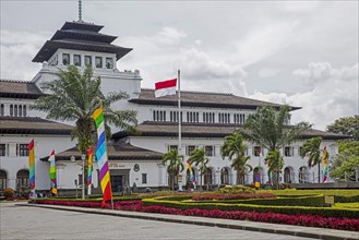 Gedung Sate, Dutch colonial building in Indo-European style, former seat of the Dutch East Indies